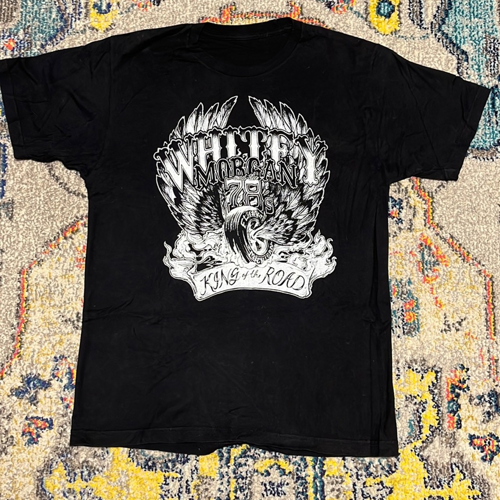 Size large Whitey Morgan band t-shirt